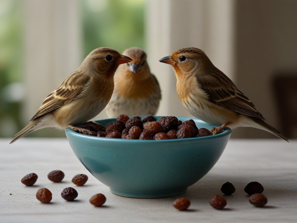 do birds eat raisins?