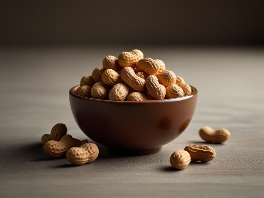 bowl of peanuts for birds